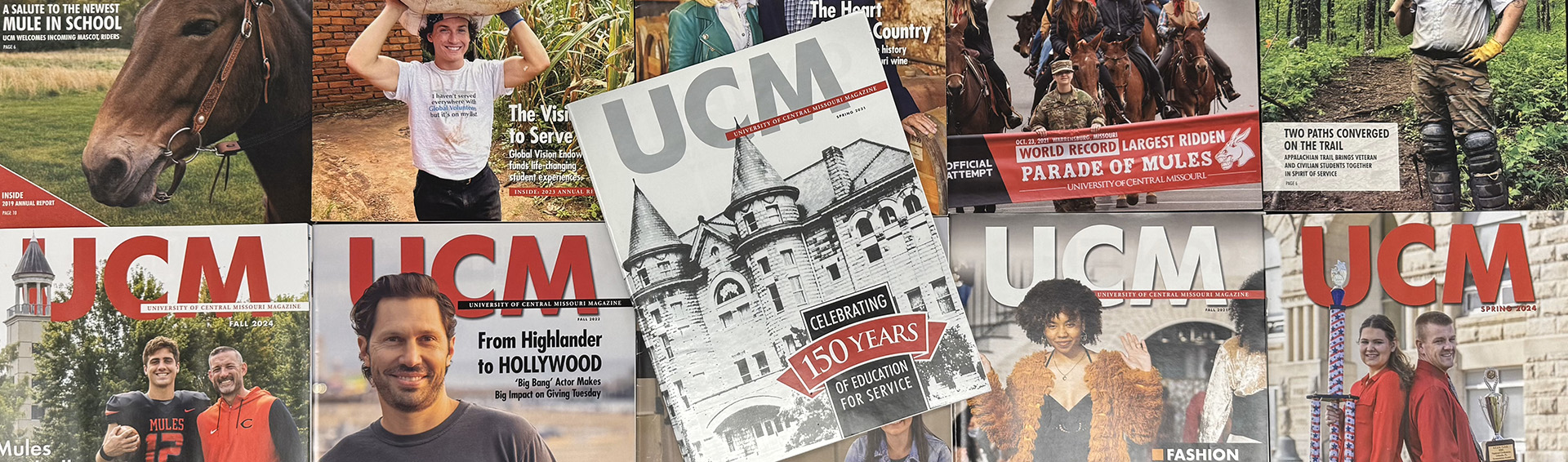 UCM Magazine Cover Collage