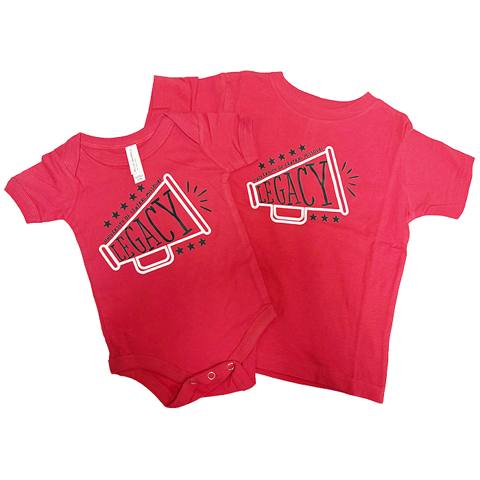 UCM Legacy Onesie and Toddler Shirt